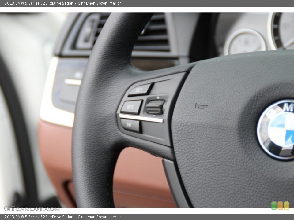 Cinnamon Brown Interior Controls for the 2013 BMW 5 Series 528i xDrive Sedan #81320856