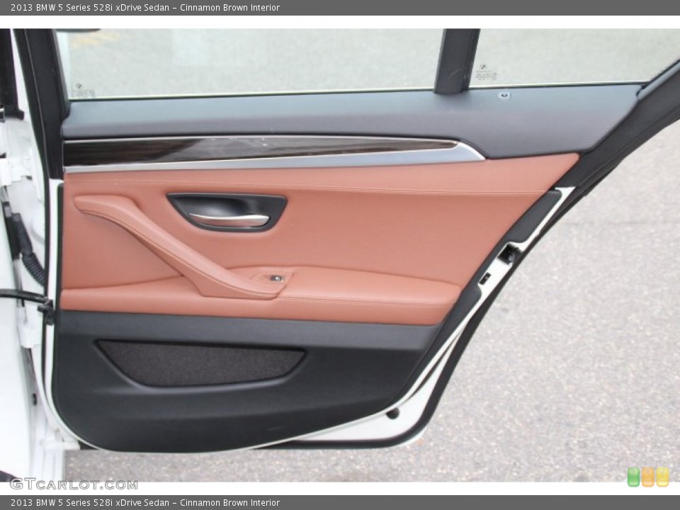 Cinnamon Brown Interior Door Panel for the 2013 BMW 5 Series 528i xDrive Sedan #81320979