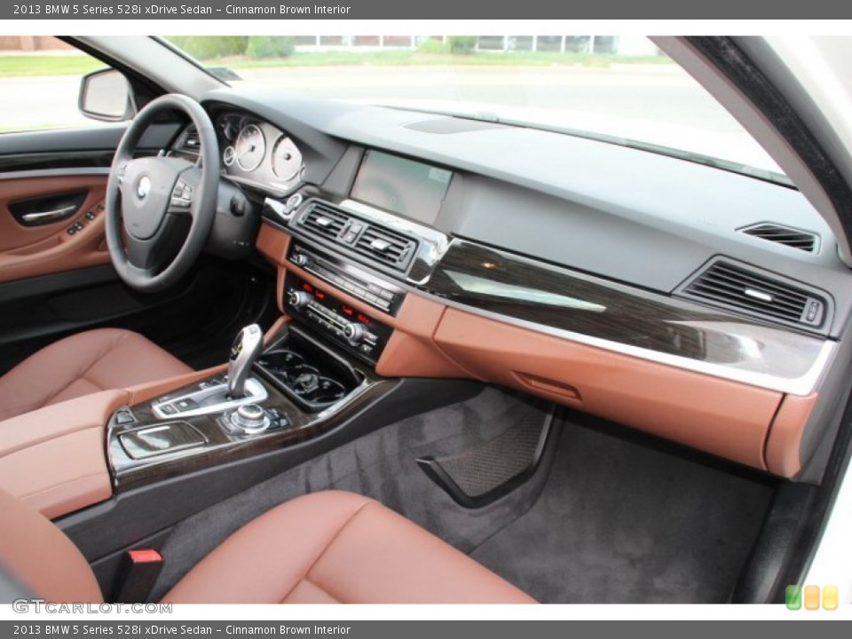 Cinnamon Brown Interior Dashboard for the 2013 BMW 5 Series 528i xDrive Sedan #81321035