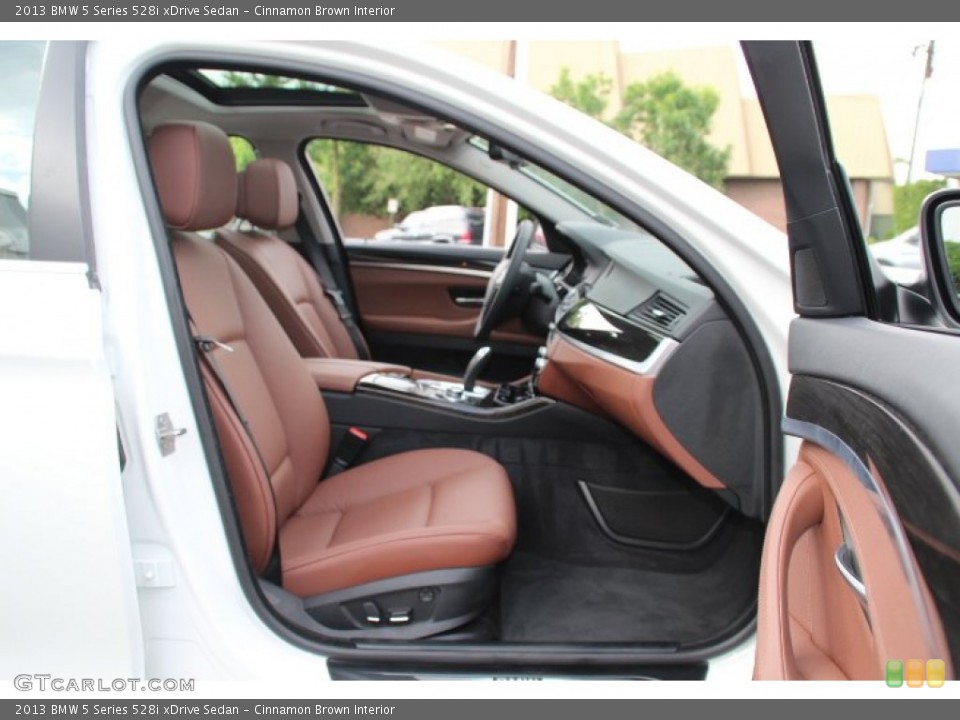 Cinnamon Brown Interior Front Seat for the 2013 BMW 5 Series 528i xDrive Sedan #81321053