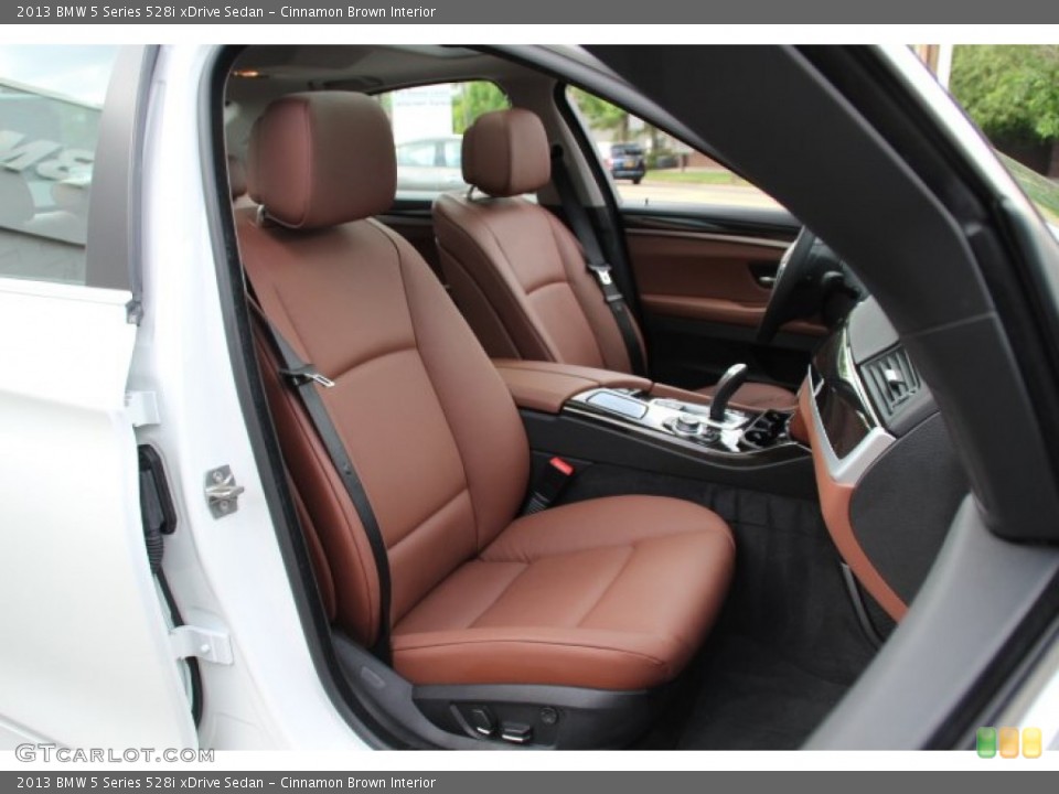 Cinnamon Brown Interior Front Seat for the 2013 BMW 5 Series 528i xDrive Sedan #81321078
