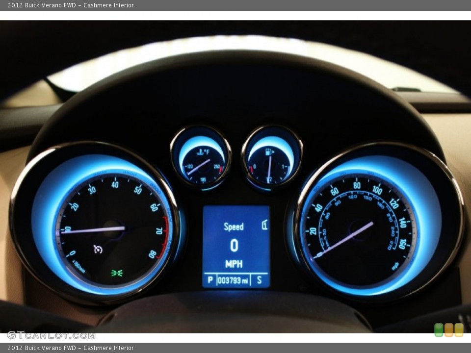 Cashmere Interior Gauges for the 2012 Buick Verano FWD #81322241