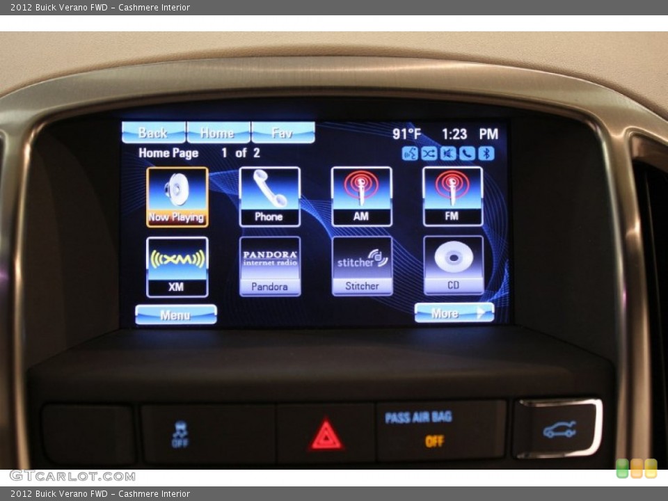 Cashmere Interior Controls for the 2012 Buick Verano FWD #81322349