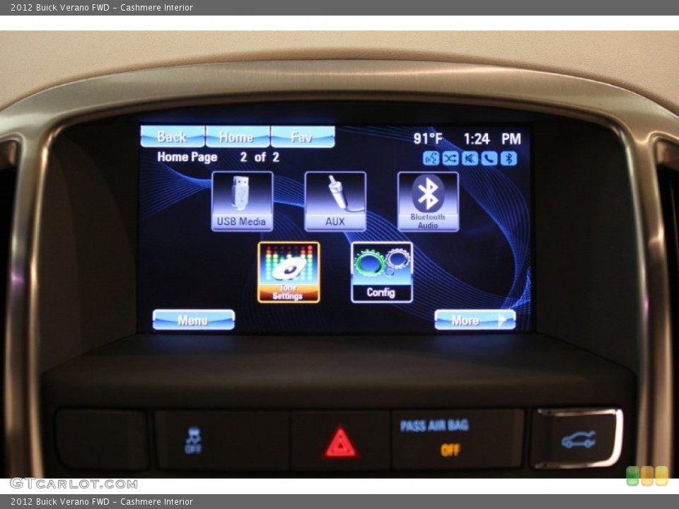 Cashmere Interior Controls for the 2012 Buick Verano FWD #81322370