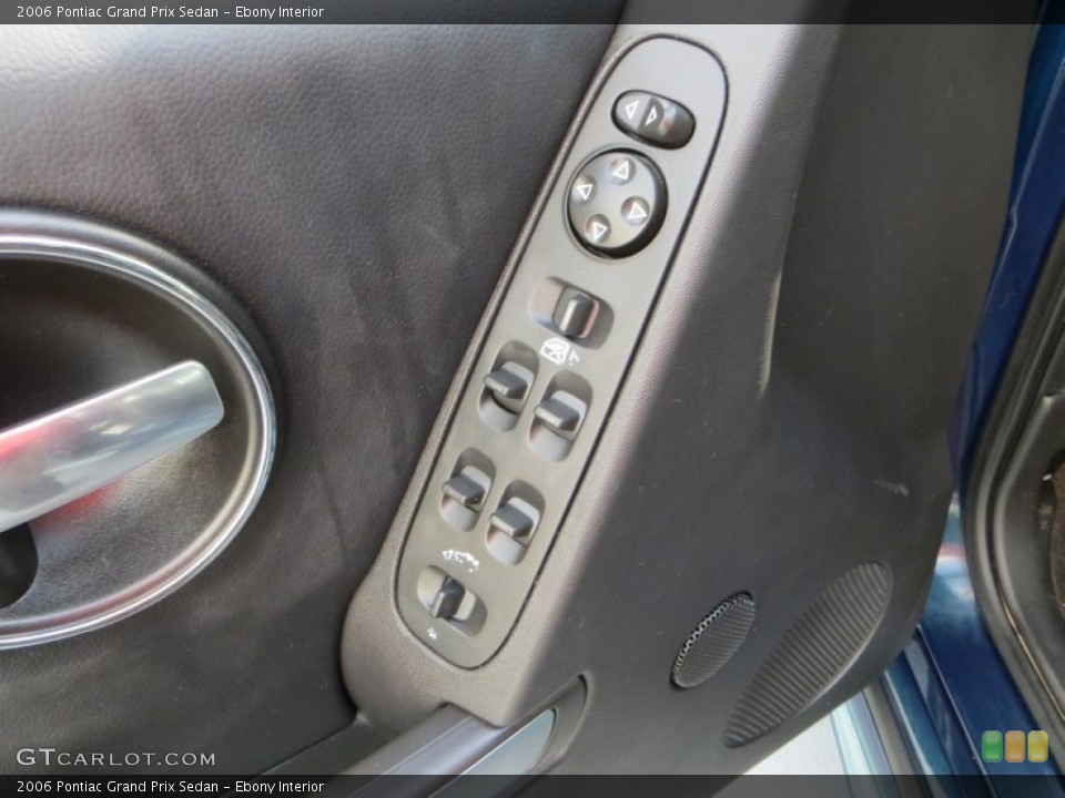 Ebony Interior Controls for the 2006 Pontiac Grand Prix Sedan #81323612
