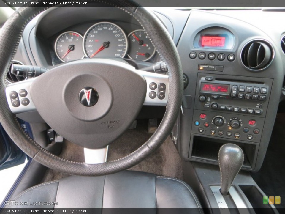 Ebony Interior Controls for the 2006 Pontiac Grand Prix Sedan #81323684
