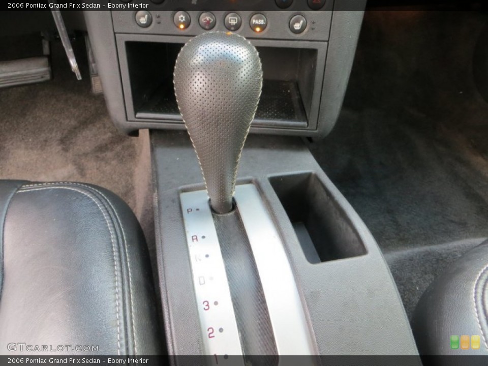 Ebony Interior Transmission for the 2006 Pontiac Grand Prix Sedan #81323806