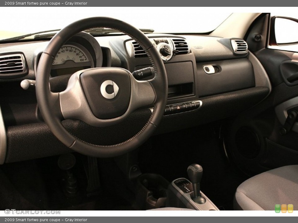 Gray Interior Dashboard for the 2009 Smart fortwo pure coupe #81323820