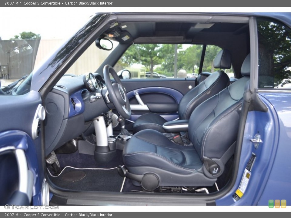 Carbon Black/Black Interior Photo for the 2007 Mini Cooper S Convertible #81325133