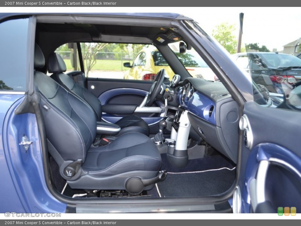 Carbon Black/Black Interior Front Seat for the 2007 Mini Cooper S Convertible #81325156