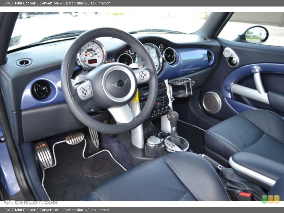 Carbon Black/Black Interior Photo for the 2007 Mini Cooper S Convertible #81325244