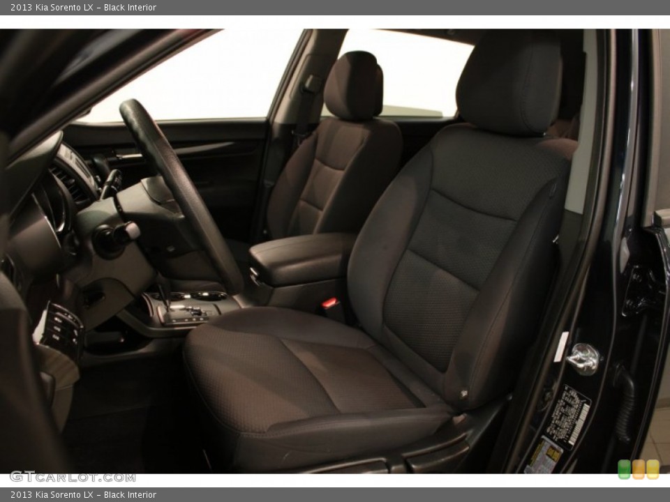 Black Interior Front Seat for the 2013 Kia Sorento LX #81325568
