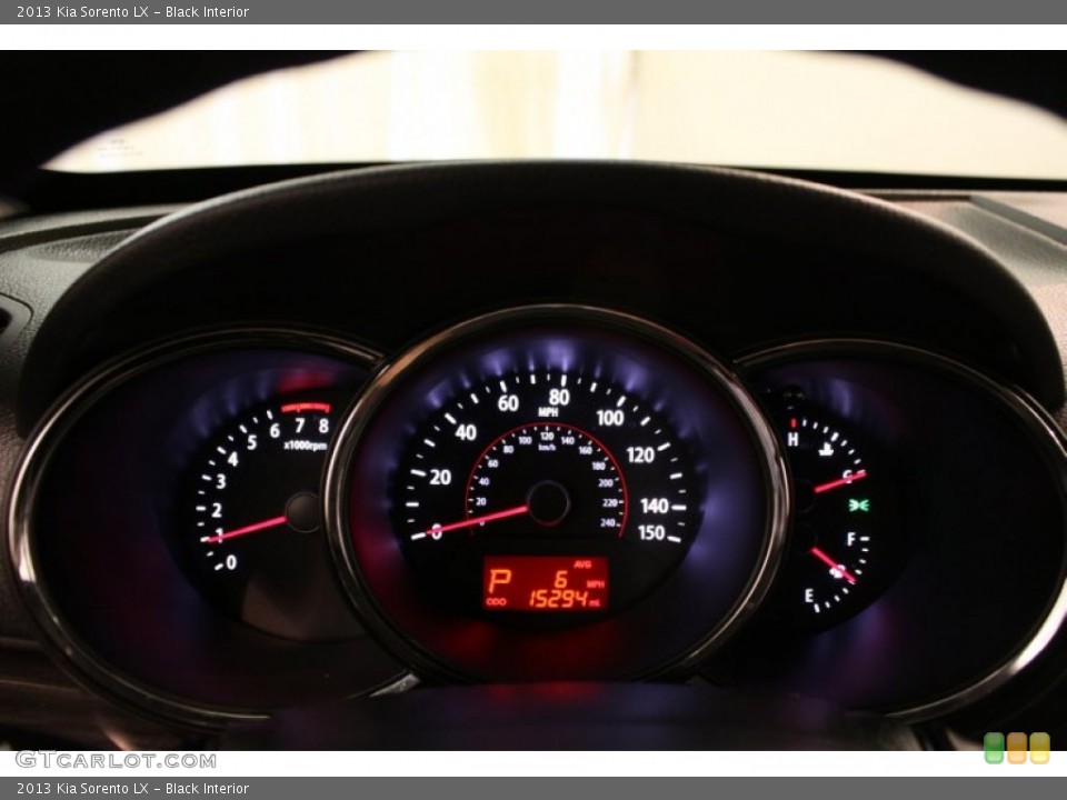 Black Interior Gauges for the 2013 Kia Sorento LX #81325619
