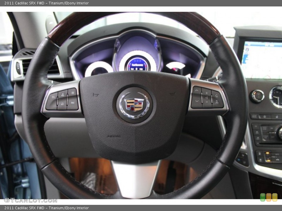 Titanium/Ebony Interior Steering Wheel for the 2011 Cadillac SRX FWD #81326553