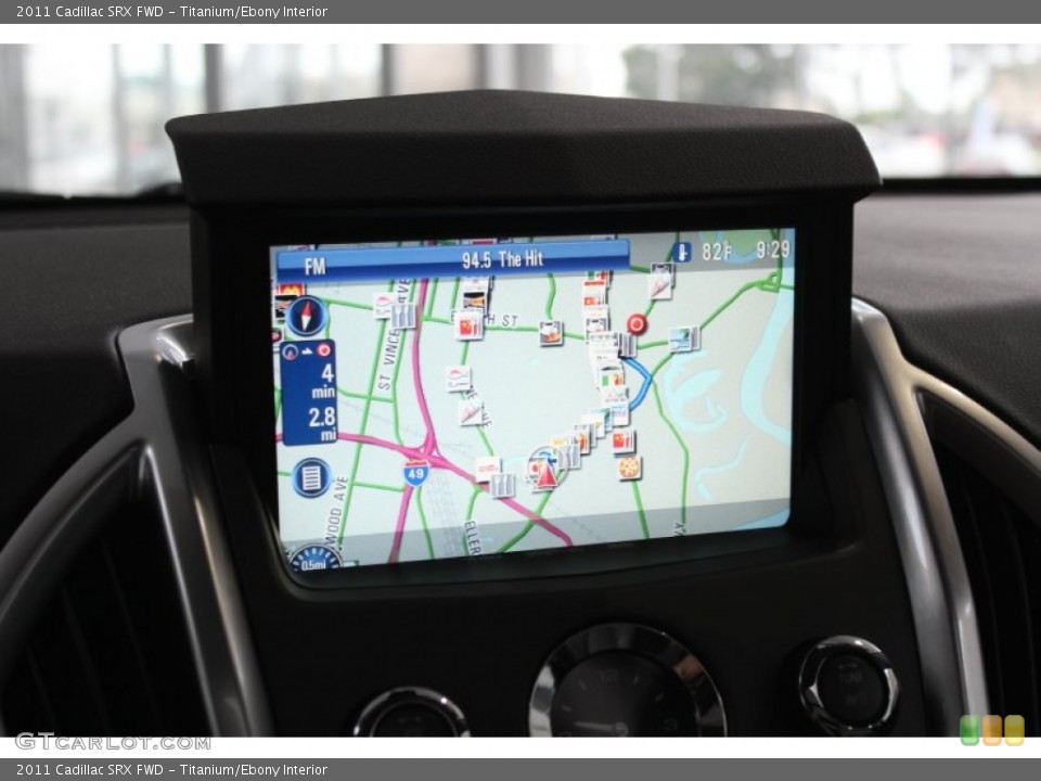 Titanium/Ebony Interior Navigation for the 2011 Cadillac SRX FWD #81326866