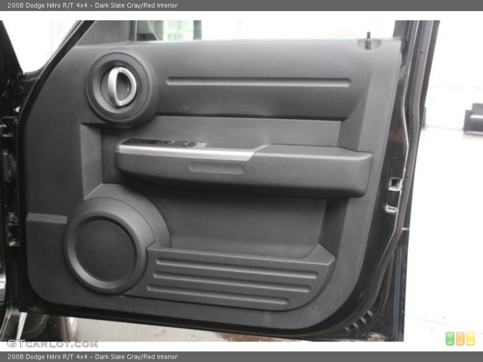 Dark Slate Gray/Red Interior Door Panel for the 2008 Dodge Nitro R/T 4x4 #81327721