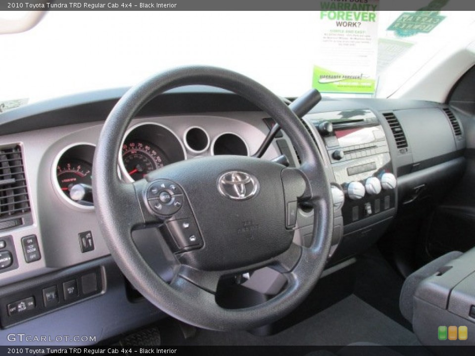 Black Interior Dashboard for the 2010 Toyota Tundra TRD Regular Cab 4x4 #81327841