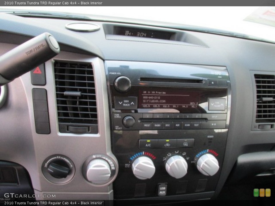Black Interior Controls for the 2010 Toyota Tundra TRD Regular Cab 4x4 #81327890