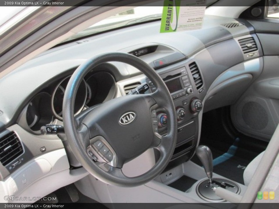 Gray Interior Dashboard for the 2009 Kia Optima LX #81329686