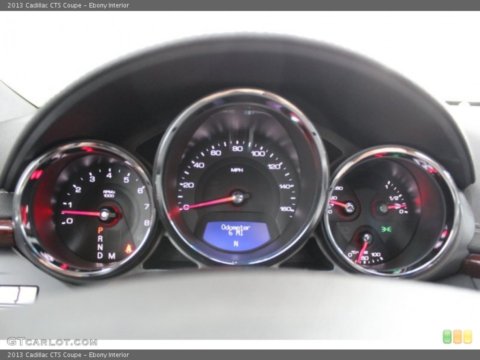 Ebony Interior Gauges for the 2013 Cadillac CTS Coupe #81330033