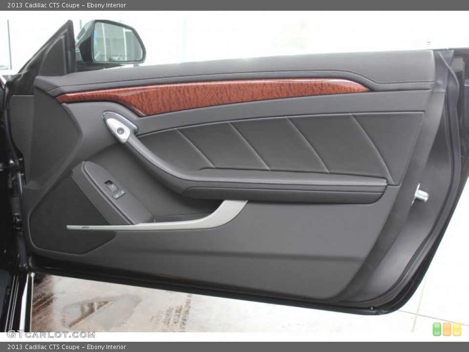Ebony Interior Door Panel for the 2013 Cadillac CTS Coupe #81330140