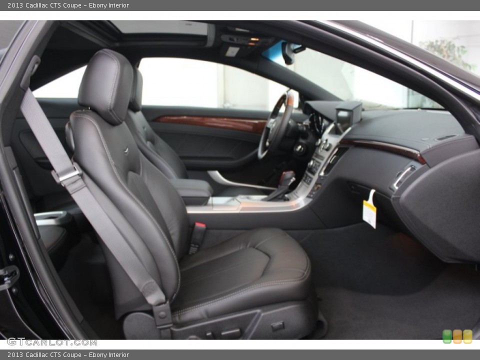 Ebony Interior Photo for the 2013 Cadillac CTS Coupe #81330164