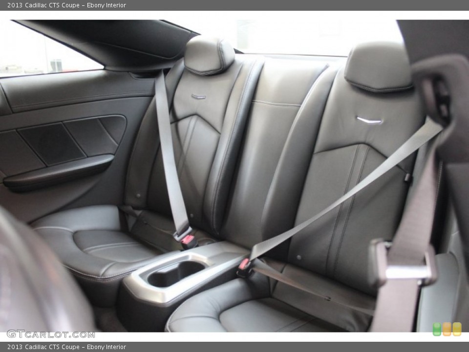 Ebony Interior Rear Seat for the 2013 Cadillac CTS Coupe #81330188