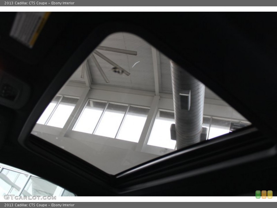 Ebony Interior Sunroof for the 2013 Cadillac CTS Coupe #81330262