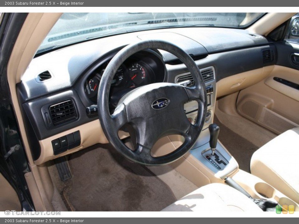 Beige Interior Photo for the 2003 Subaru Forester 2.5 X #81330929