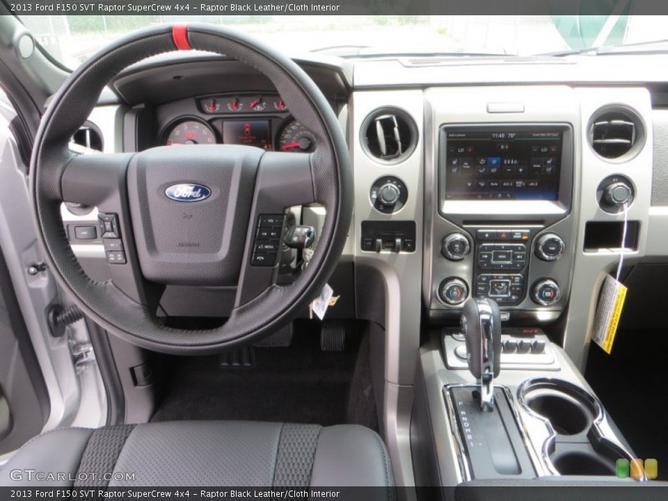 Raptor Black Leather/Cloth Interior Dashboard for the 2013 Ford F150 SVT Raptor SuperCrew 4x4 #81331199