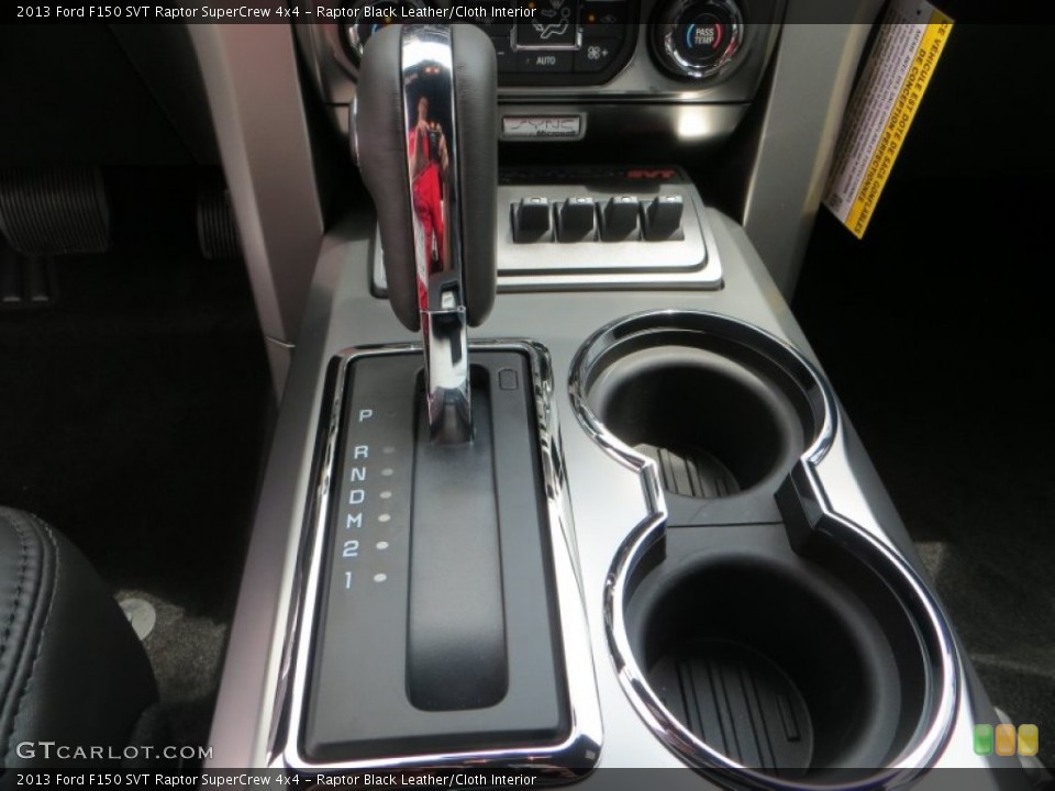 Raptor Black Leather/Cloth Interior Transmission for the 2013 Ford F150 SVT Raptor SuperCrew 4x4 #81331301