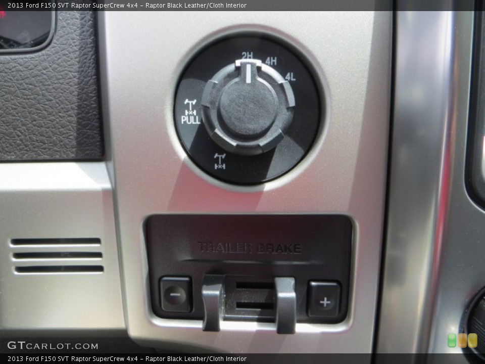 Raptor Black Leather/Cloth Interior Controls for the 2013 Ford F150 SVT Raptor SuperCrew 4x4 #81331325
