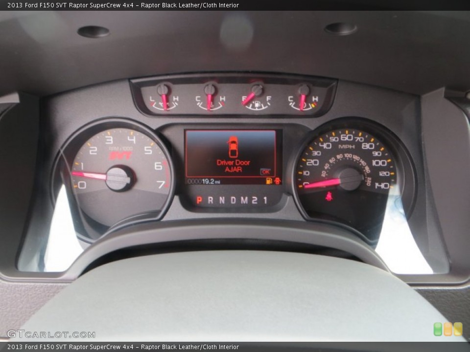 Raptor Black Leather/Cloth Interior Gauges for the 2013 Ford F150 SVT Raptor SuperCrew 4x4 #81331370