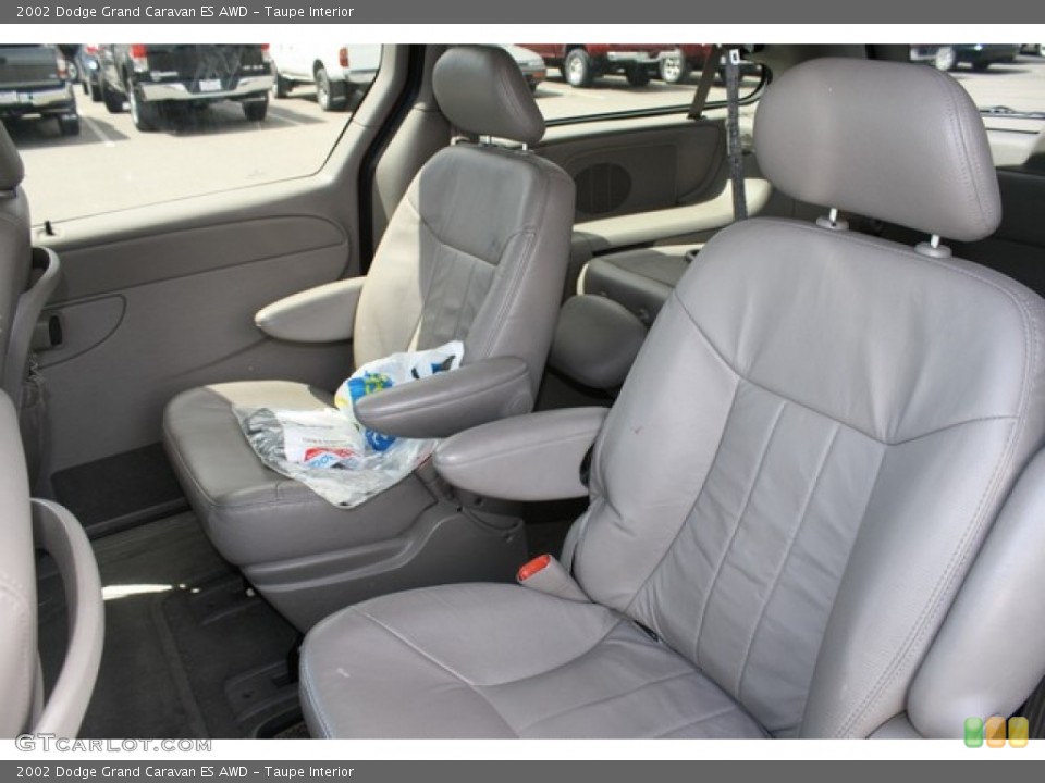 Taupe Interior Rear Seat for the 2002 Dodge Grand Caravan ES AWD #81331379