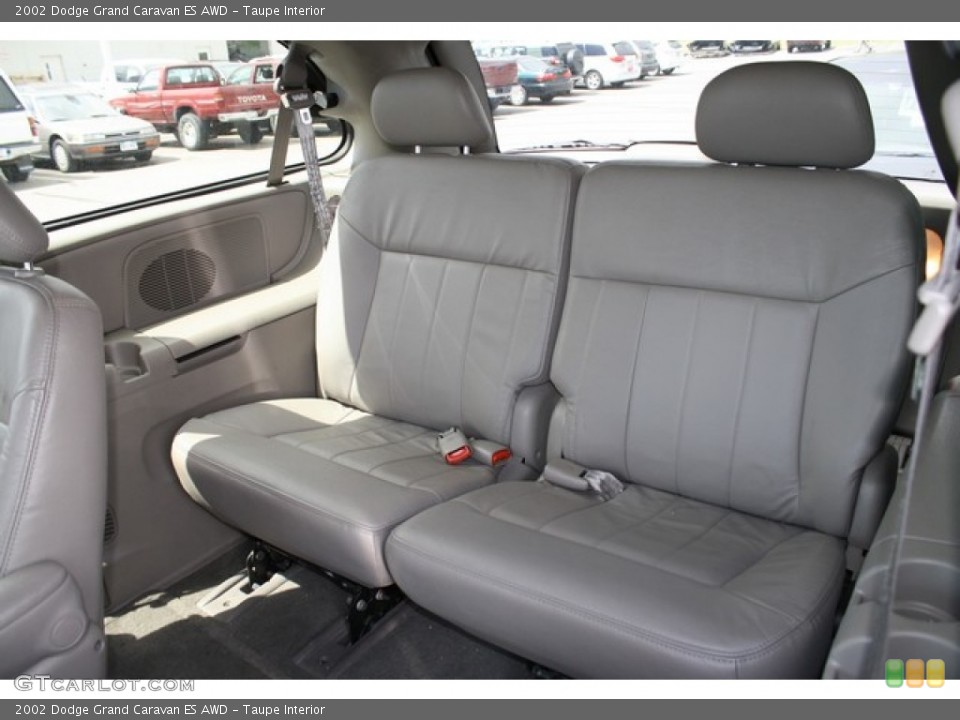 Taupe Interior Rear Seat for the 2002 Dodge Grand Caravan ES AWD #81331395