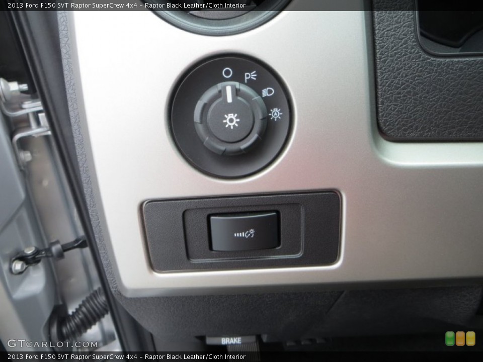 Raptor Black Leather/Cloth Interior Controls for the 2013 Ford F150 SVT Raptor SuperCrew 4x4 #81331397