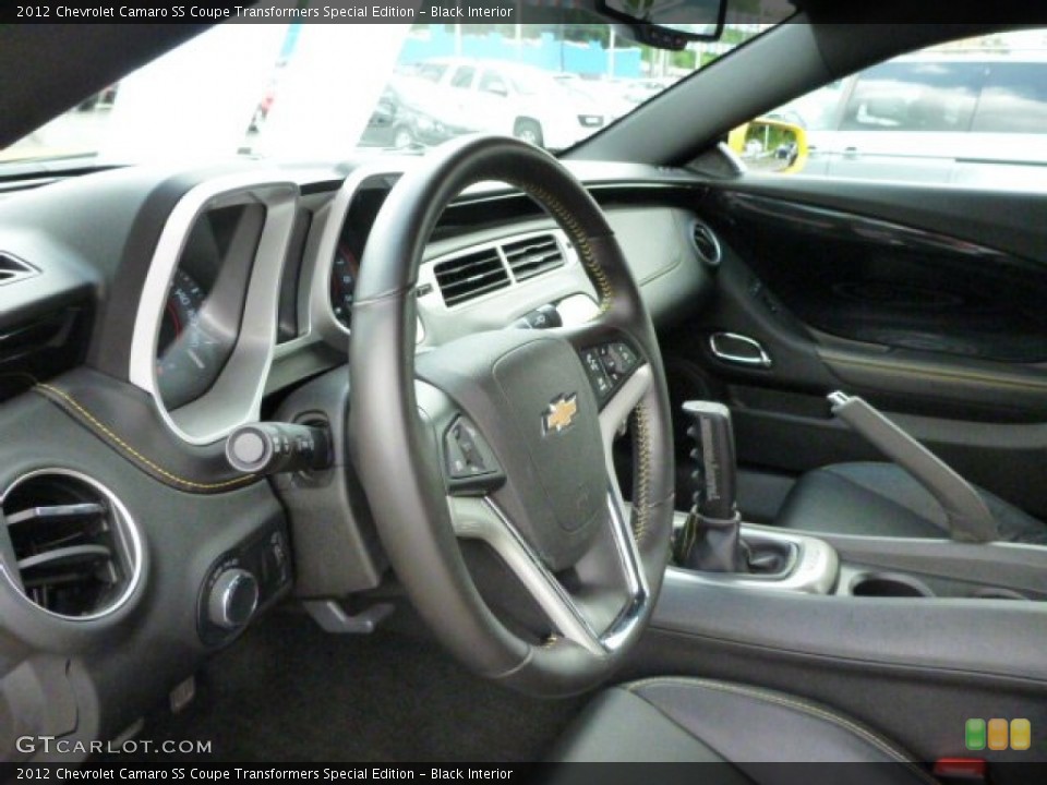Black Interior Steering Wheel for the 2012 Chevrolet Camaro SS Coupe Transformers Special Edition #81332130