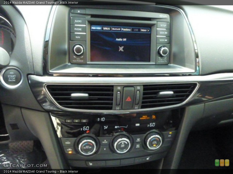 Black Interior Controls for the 2014 Mazda MAZDA6 Grand Touring #81332132