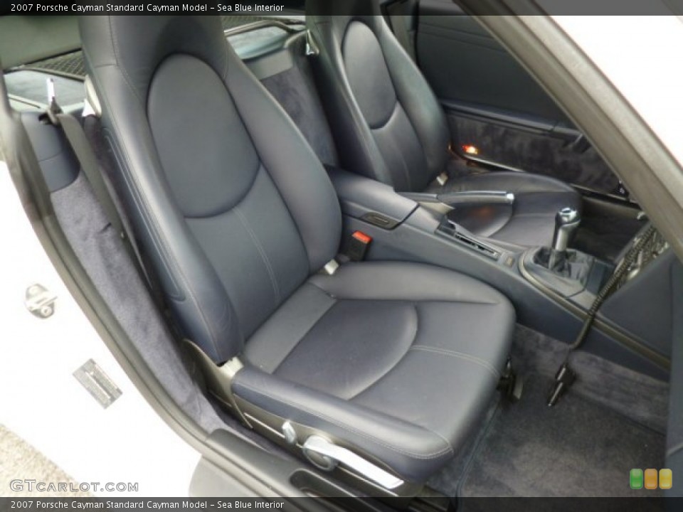 Sea Blue Interior Front Seat for the 2007 Porsche Cayman  #81332609