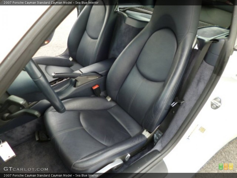 Sea Blue Interior Front Seat for the 2007 Porsche Cayman  #81332682