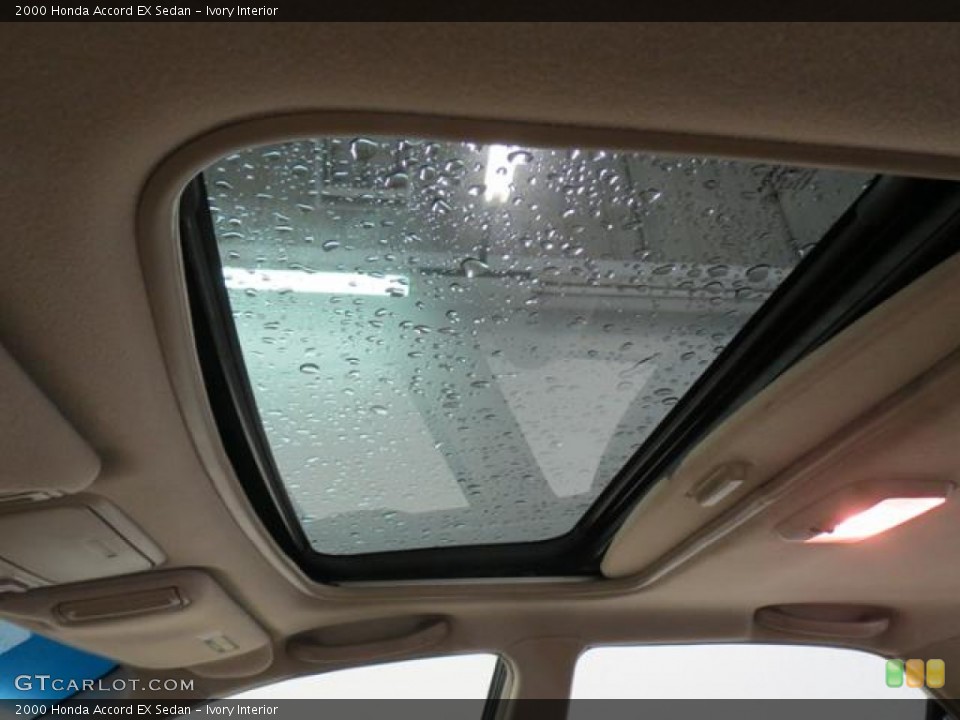 Ivory Interior Sunroof for the 2000 Honda Accord EX Sedan #81332936