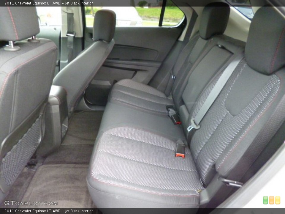 Jet Black Interior Rear Seat for the 2011 Chevrolet Equinox LT AWD #81333328