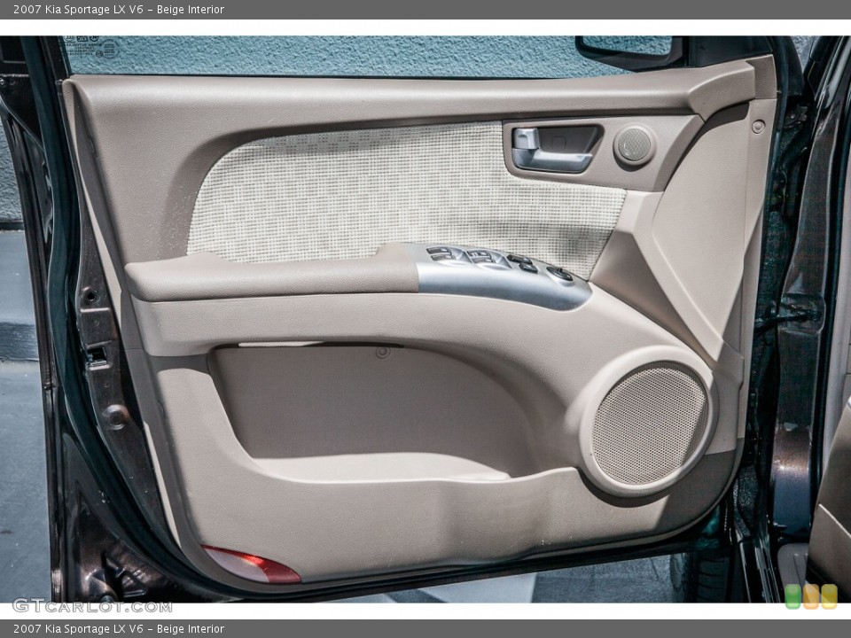 Beige Interior Door Panel for the 2007 Kia Sportage LX V6 #81333884