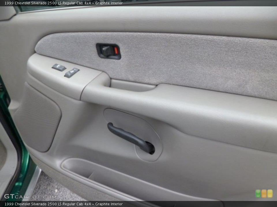 Graphite Interior Door Panel for the 1999 Chevrolet Silverado 2500 LS Regular Cab 4x4 #81333887