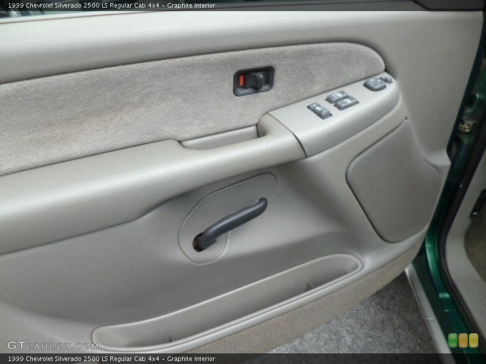 Graphite Interior Door Panel for the 1999 Chevrolet Silverado 2500 LS Regular Cab 4x4 #81333974