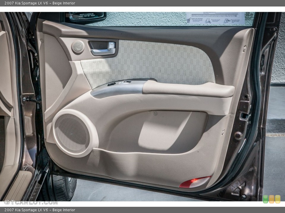 Beige Interior Door Panel for the 2007 Kia Sportage LX V6 #81334070