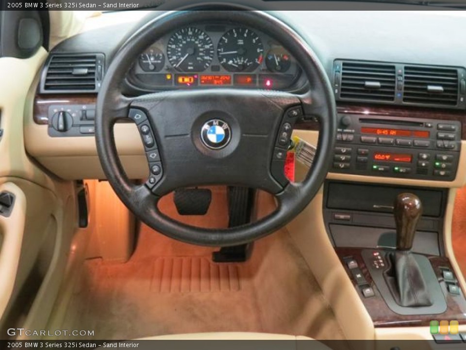 Sand Interior Dashboard for the 2005 BMW 3 Series 325i Sedan #81334229
