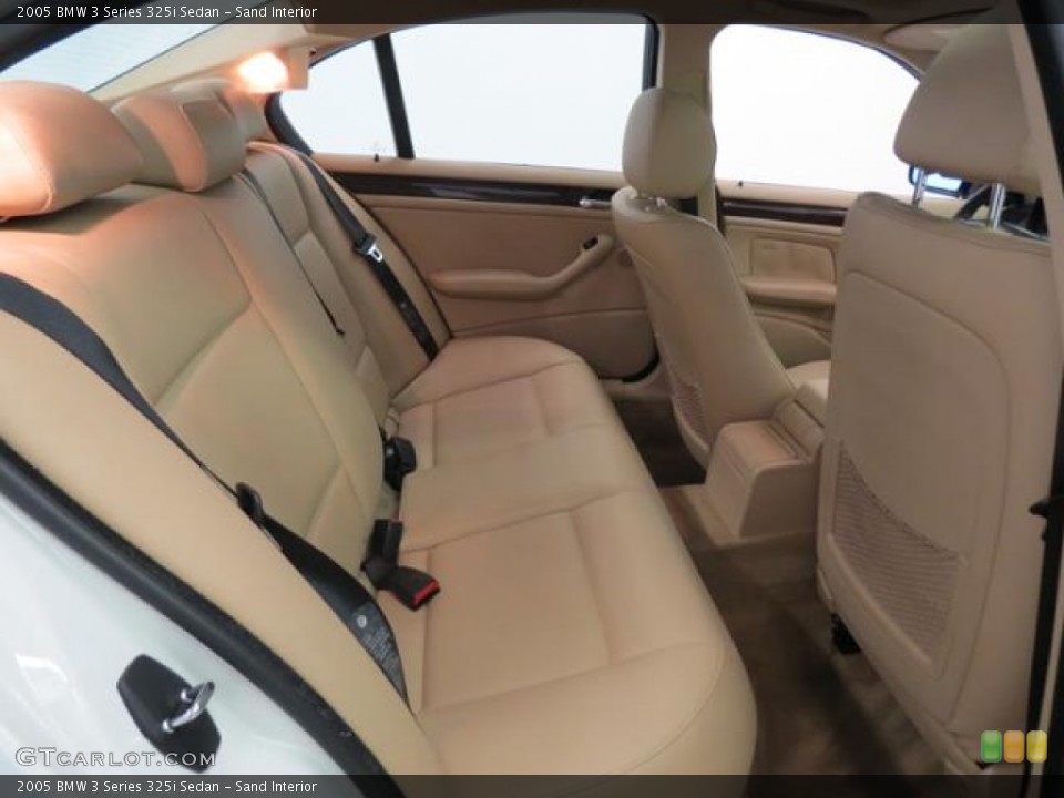 Sand Interior Rear Seat for the 2005 BMW 3 Series 325i Sedan #81334735