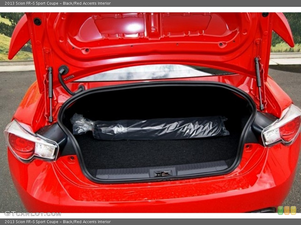 Black/Red Accents Interior Trunk for the 2013 Scion FR-S Sport Coupe #81335396