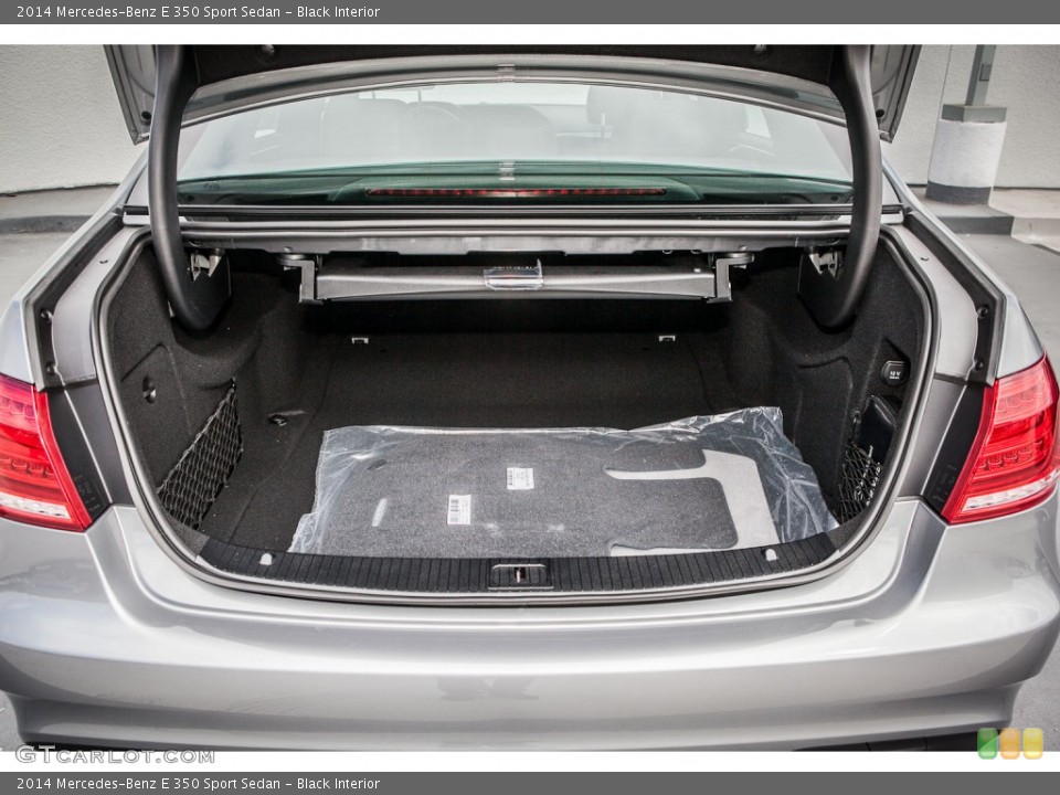 Black Interior Trunk for the 2014 Mercedes-Benz E 350 Sport Sedan #81335915